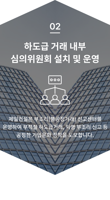 하도급 거래 내부 심의위원회 설치 및 운영